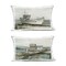 Stupell Industries Abandoned Fishing Boats 2 Piece Outdoor Printed Pillow Set design by Ethan Harper, 14 x 7 x 20